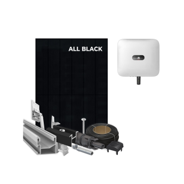 Jord Solcellepakke 13.12 kWp - Huawei Hybrid inverter